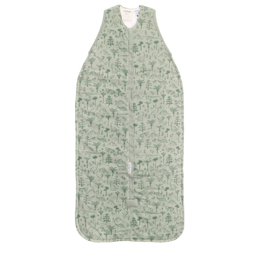 Woolbabe Duvet Front Zip Sleeping Bag Flax Zealandia