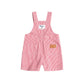 Huxbaby Chill Red Stripe Short Overalls