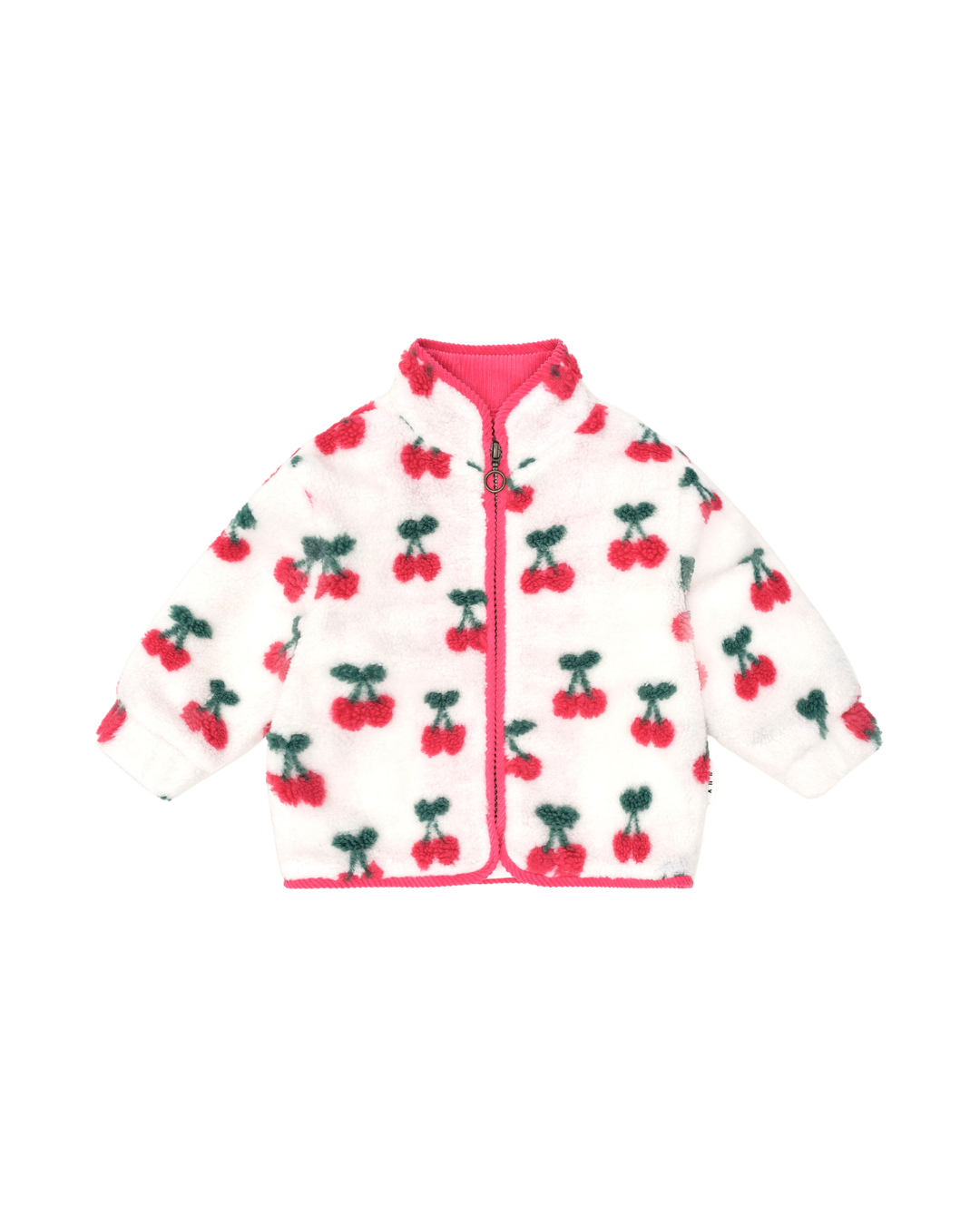 Huxbaby Very Cherry Sherpa Jacket