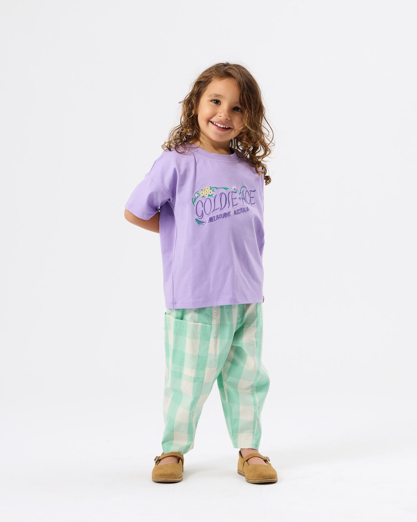 Goldie + Ace Flora Embroidered T-Shirt