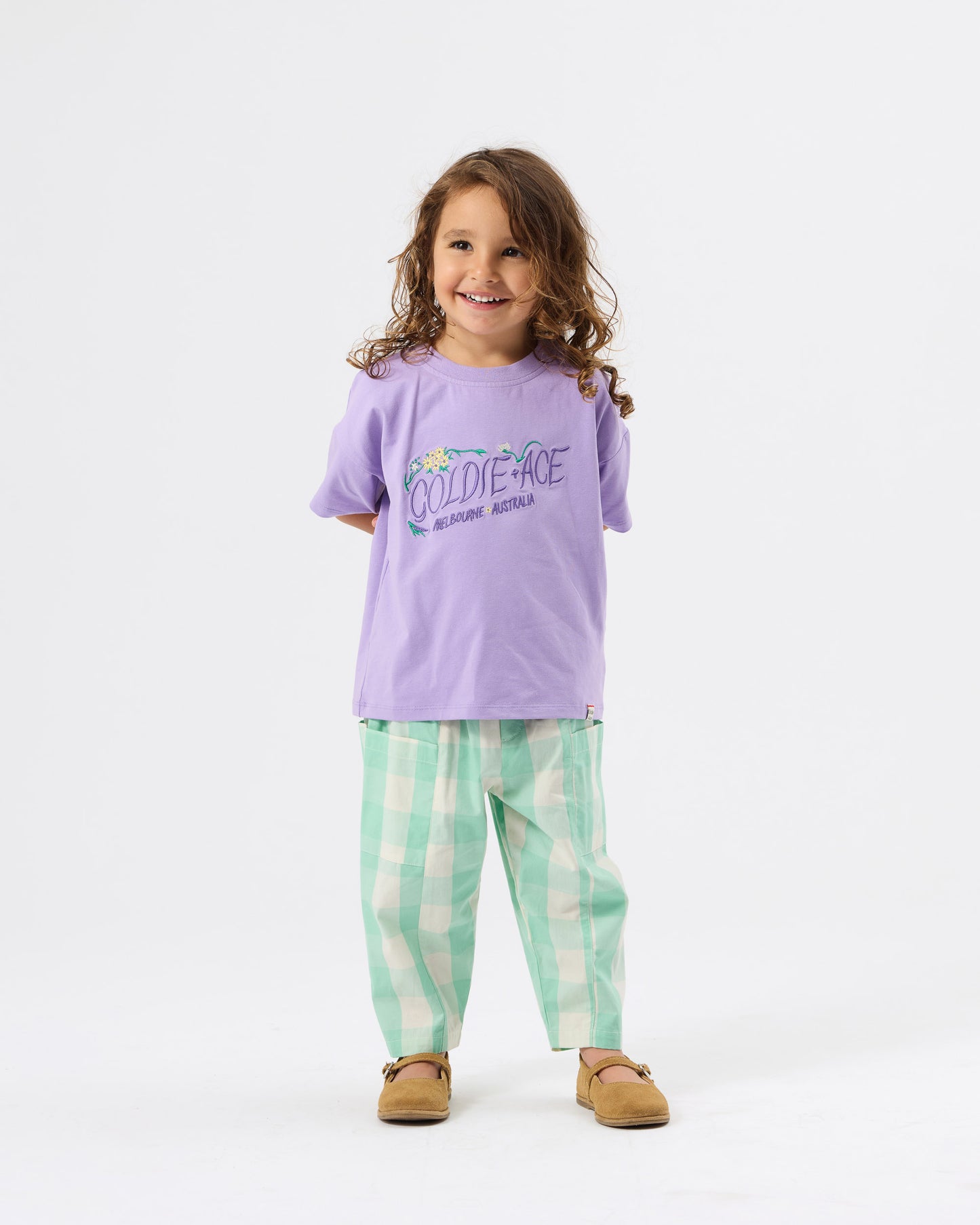 Goldie + Ace Flora Embroidered T-Shirt