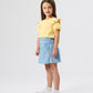 Goldie + Ace Flounce Shoulder Strawberry Top