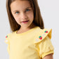 Goldie + Ace Flounce Shoulder Strawberry Top