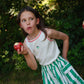 Goldie + Ace Happy Stripe Pocket Skirt