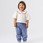 Goldie + Ace Lightweight Check Kit Pocket Pant Blue