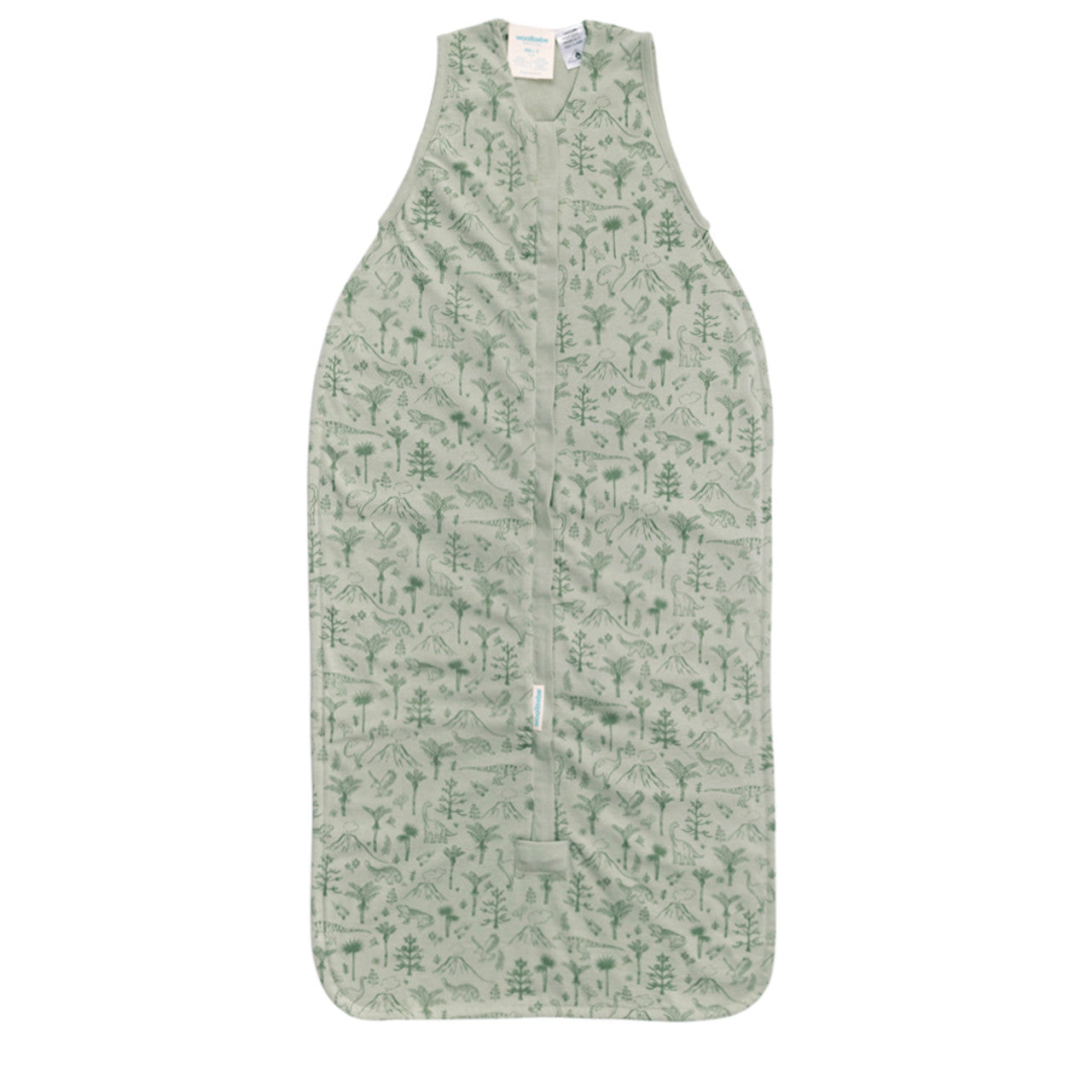 Woolbabe 3-Seasons Front Zip Sleeping Bag Flax Zealandia