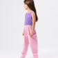Goldie + Ace Embroidered Colour Pop Rib Singlet Purple