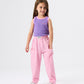 Goldie + Ace Lightweight Gingham Kit Pocket Pant Pink