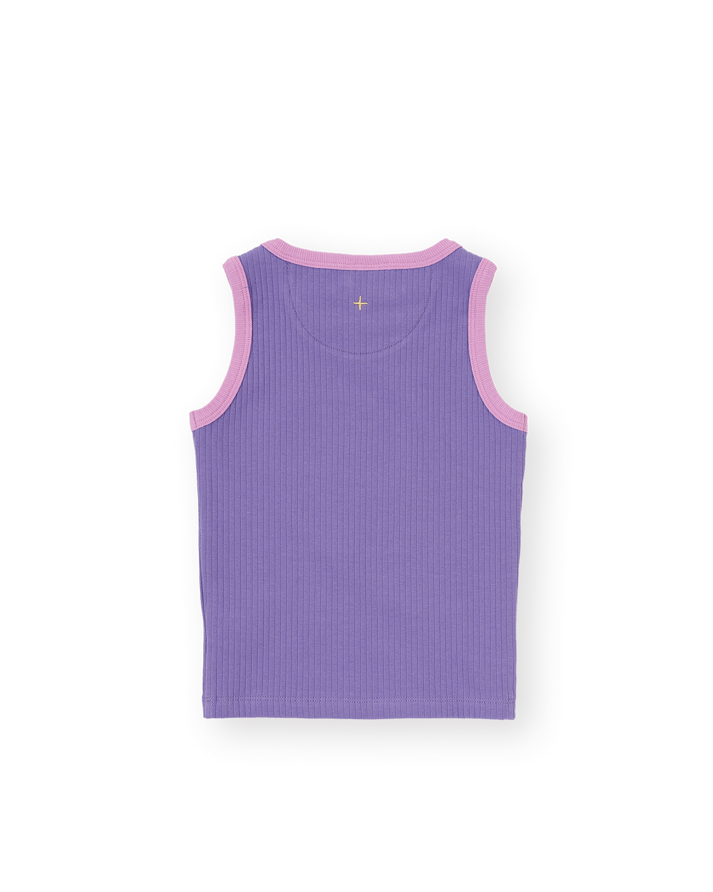 Goldie + Ace Embroidered Colour Pop Rib Singlet Purple