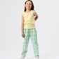 Goldie + Ace Lightweight Gingham Kit Pocket Pant Green