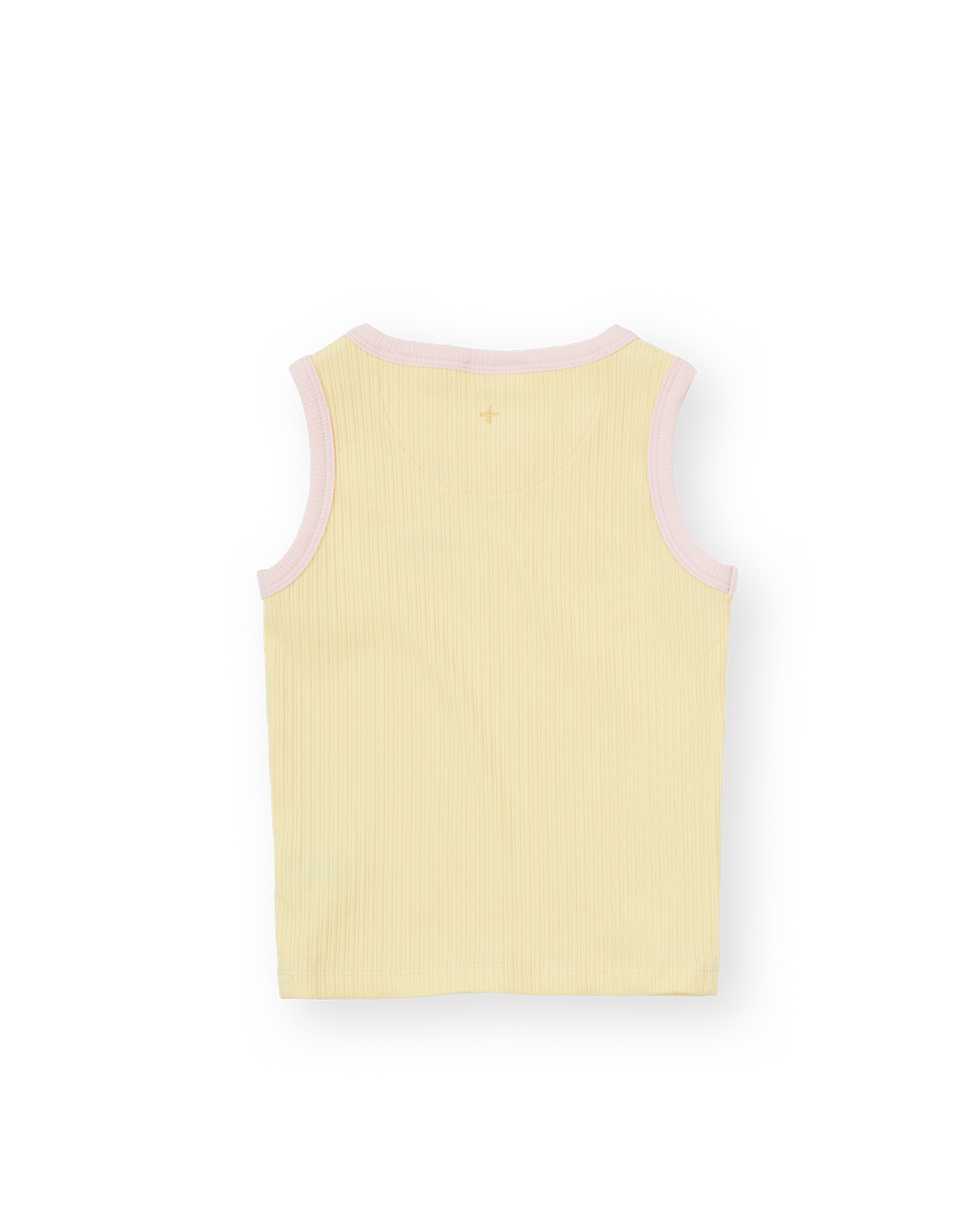 Goldie + Ace Embroidered Colour Pop Rib Singlet Yellow