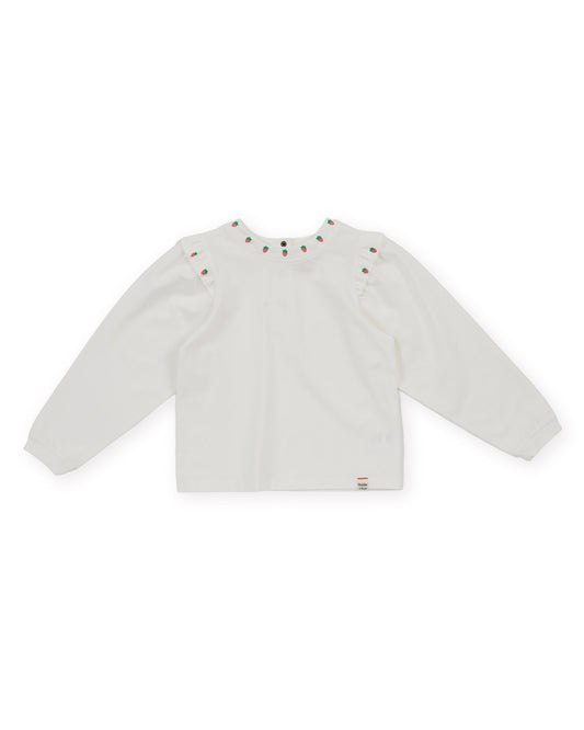 Goldie + Ace Mini Strawberry Long Sleeve Top