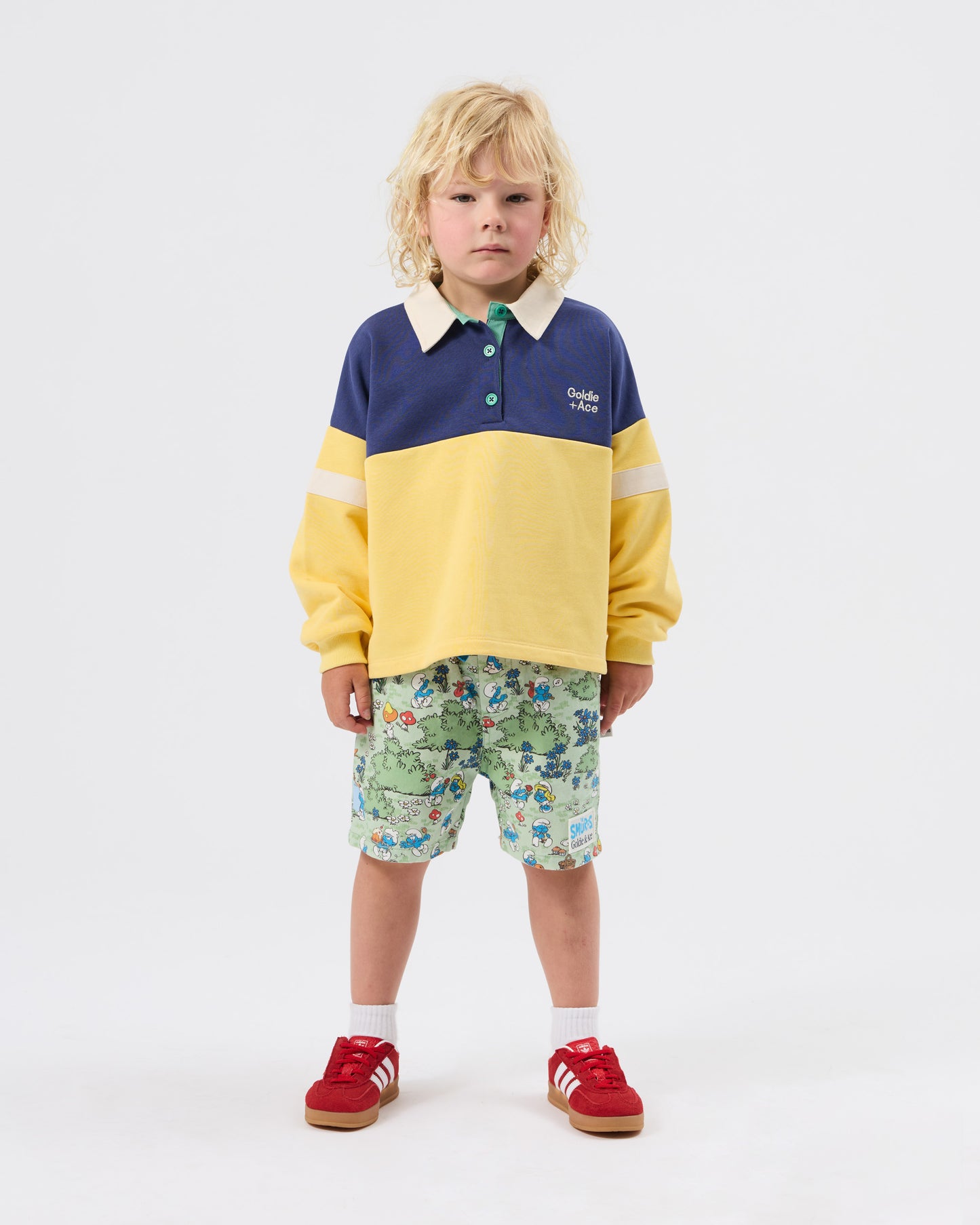Goldie + Ace The Smurfs Rugby Shirt