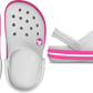 Crocs Crocband Clog Toddler White | Pink Crush