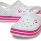 Crocs Crocband Clog Toddler White | Pink Crush