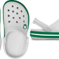 Crocs Crocband Clog Kids/Youth White | Green Ivy