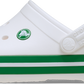 Crocs Crocband Clog Kids/Youth White | Green Ivy