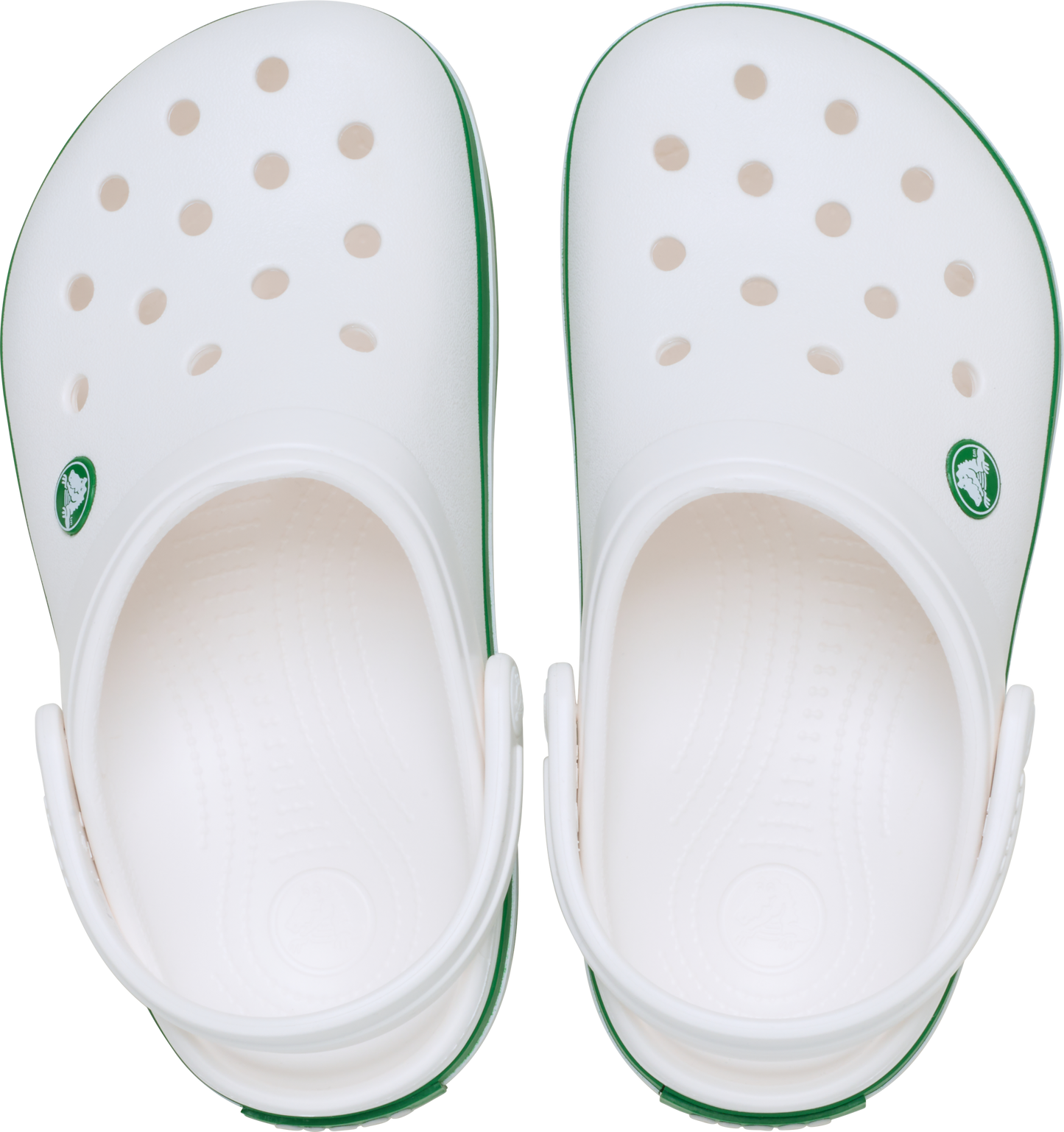 Crocs Crocband Clog Kids/Youth White | Green Ivy