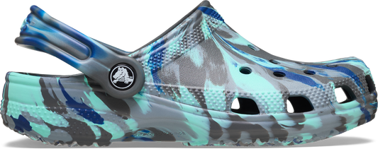 Crocs Classic Marbled Clog Kids/Youth Carbon/Multi