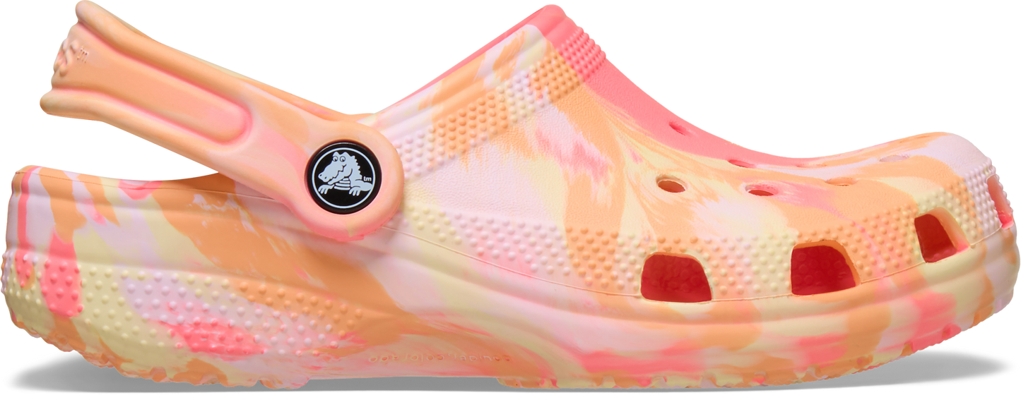 Crocs Classic Marbled Clog Toddlers Guava/Multi