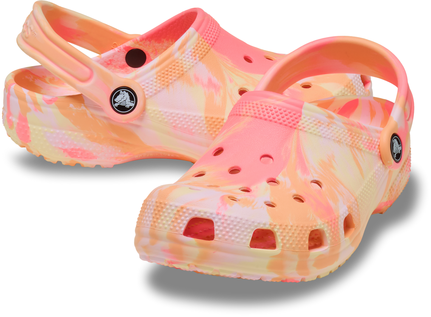 Crocs Classic Marbled Clog Kids/Youth Guava/Multi