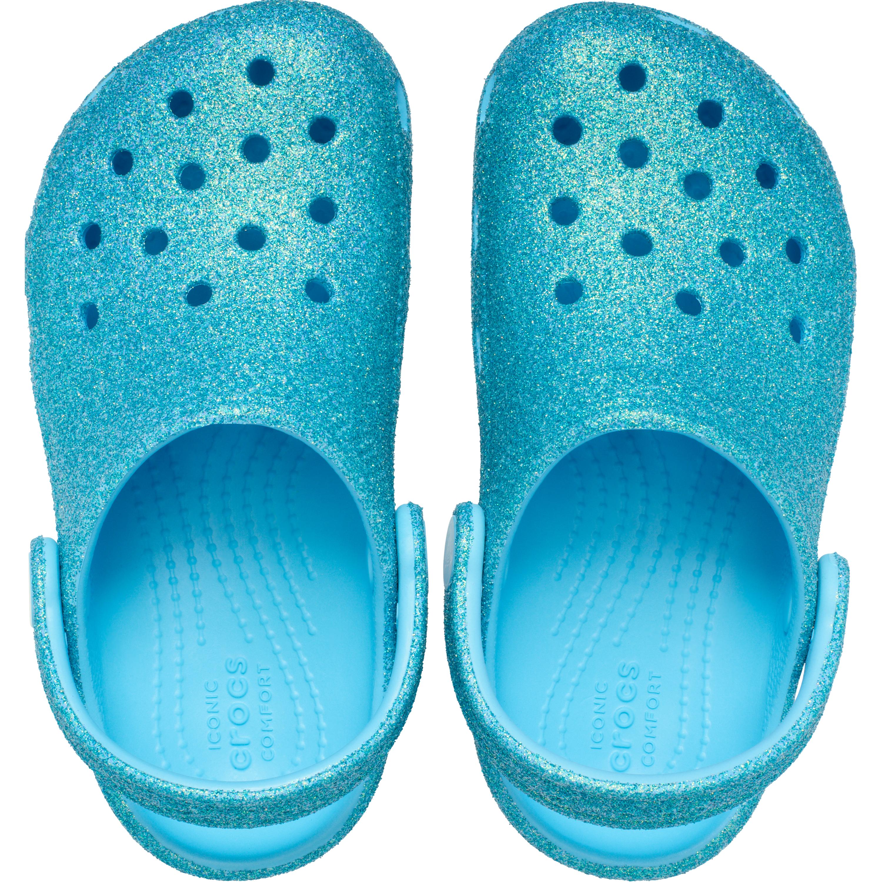 Glass Crocs Crocs Classic Iridescent Glitter Clog Toddlers Tinted Glass – Little ...