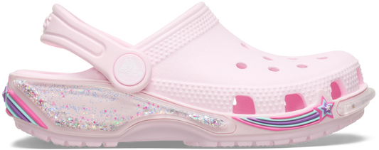 Crocs Classic Star Sparkle Sprinkling Clog Kids Pink Milk