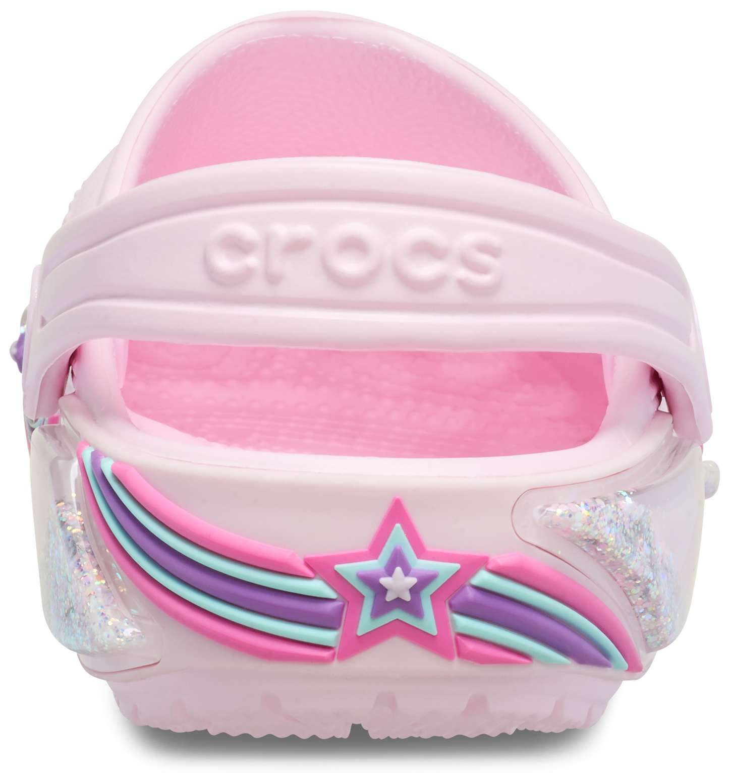 Crocs Classic Star Sparkle Sprinkling Clog Kids Pink Milk