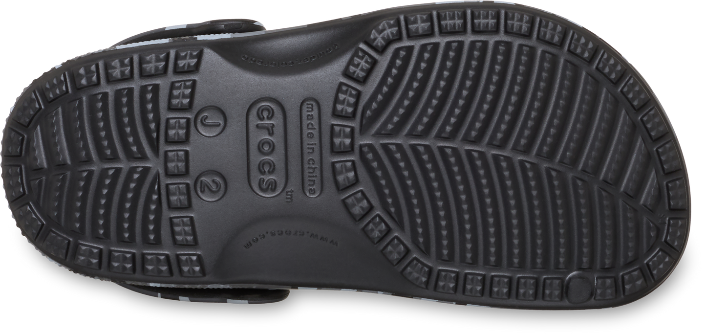 Crocs Classic Camouflage Clog Kids/Youth Black/Slate Grey