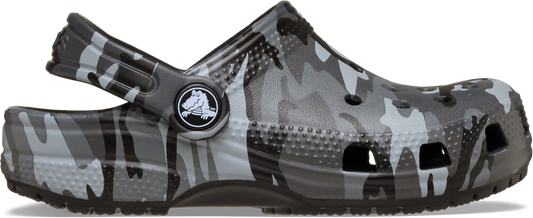 Crocs Classic Camouflage Clog Toddler Black/Slate Grey