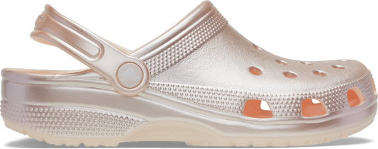 Crocs Classic Tinted Metallic Clog Kids/Youth Peach Ice