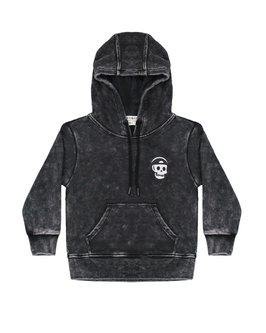Band of Boys Black Wash Bones Skate Hood