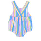 Milky Crinkle Stripe Playsuit