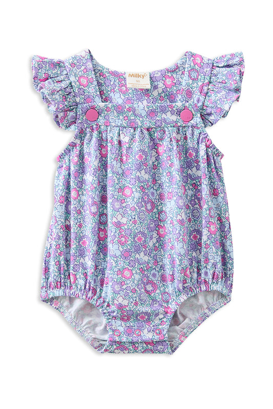 Milky Pretty Posy Playsuit