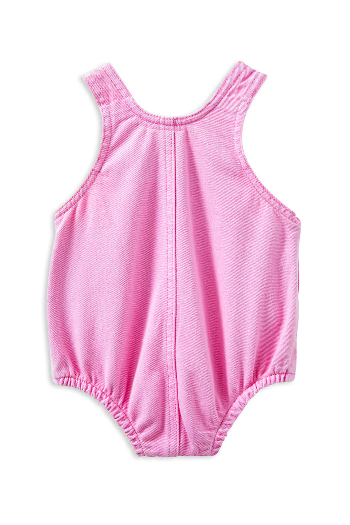 Milky Pink Twill Playsuit