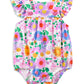 Milky Sunshine Floral Playsuit