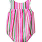 Milky Crinkle Stripe Playsuit
