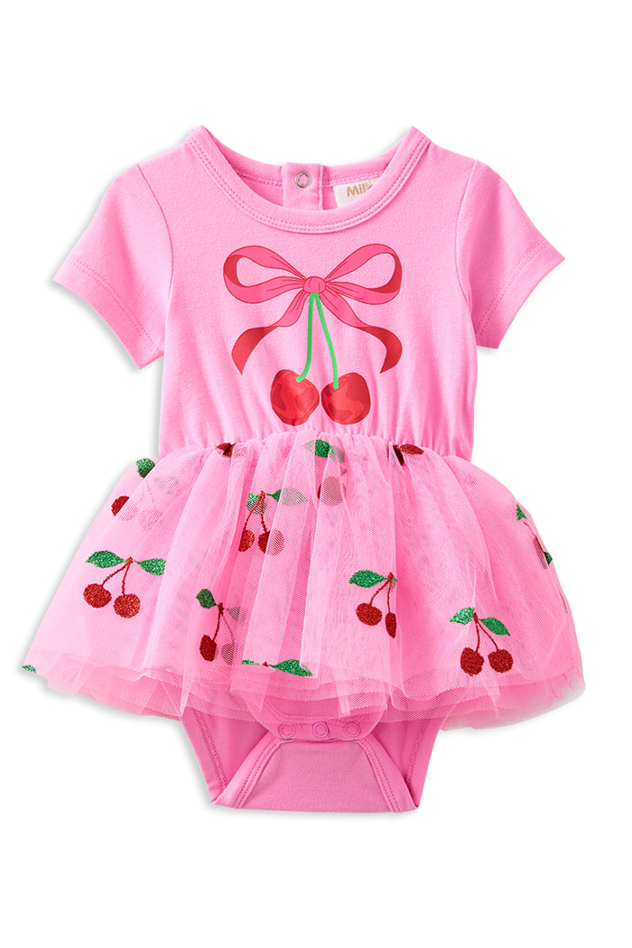 Milky Cherry Tutu Baby Dress