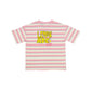 The Girl Club Pink Stripe Lemonade Boxy Tee