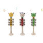 Wooden Bell Rings | Bee, Frog, Ladybug
