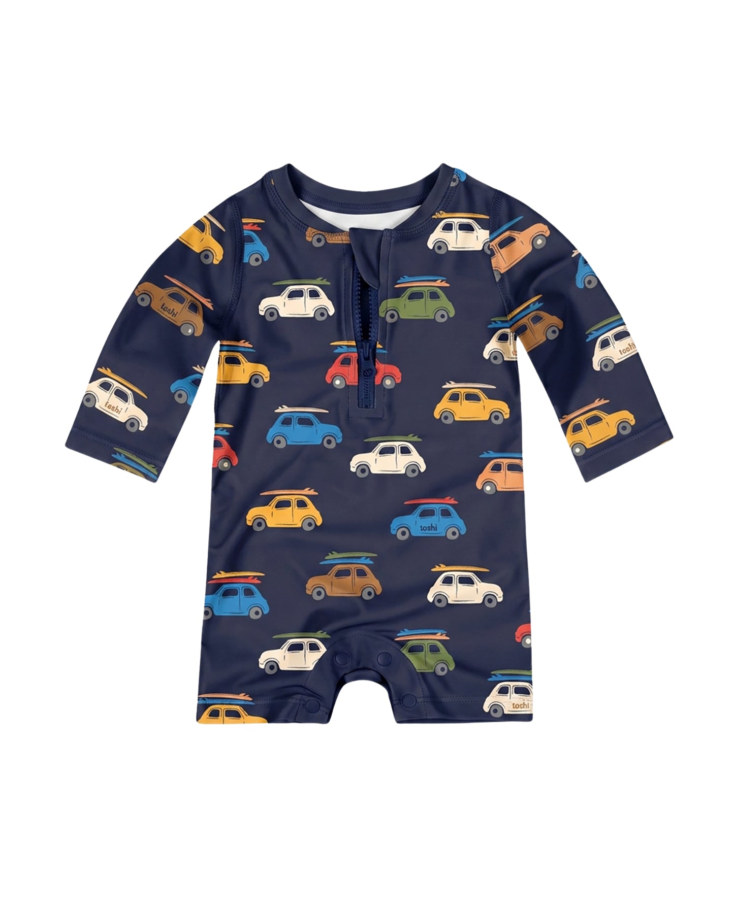 Toshi Baby Swim Long Sleeve Onesie Pirate Wave Buggies