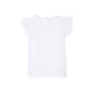 Milky White Broderie Frill Baby Tee