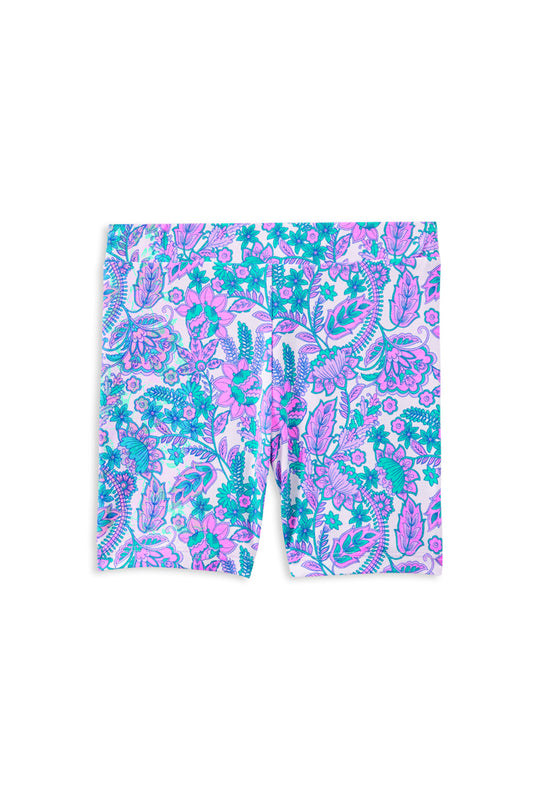 Milky Paisley Bloom Bike Short