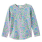 Milky Forget Me Not Henley Long Sleeve Tee Floral