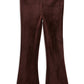 Milky Espresso Velour Flares