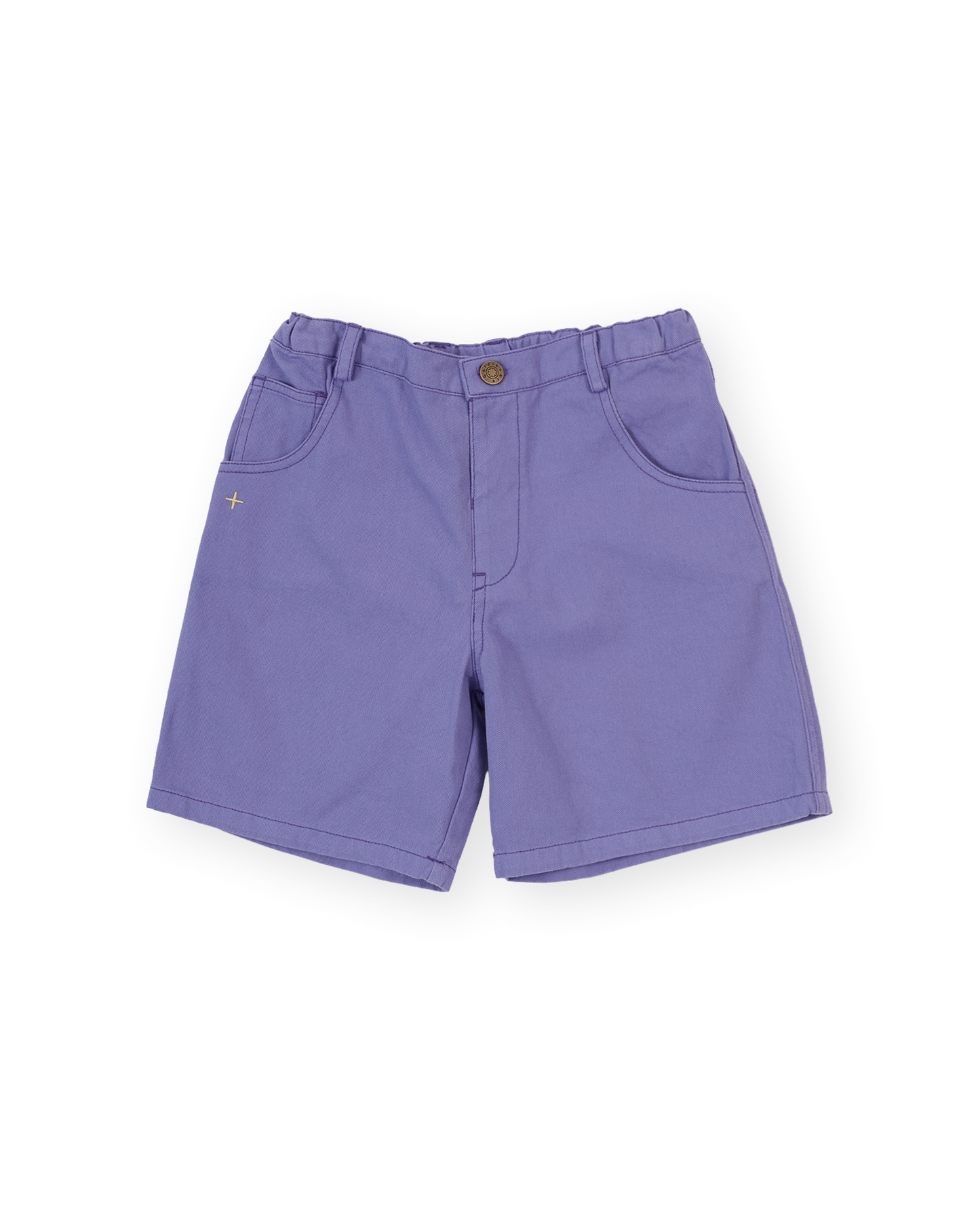 Goldie + Ace Wide Leg Apple Denim Shorts
