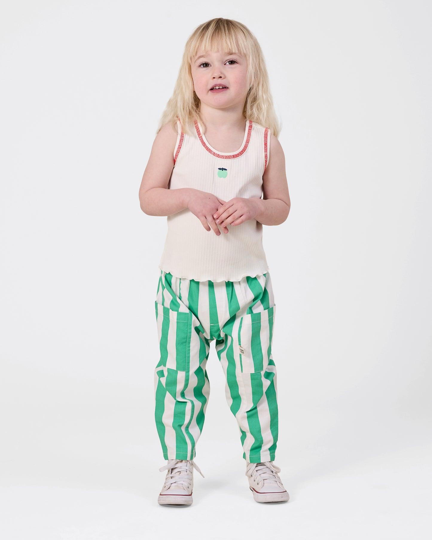 Goldie + Ace Happy Stripe Lightweight Kit Pocket Pant