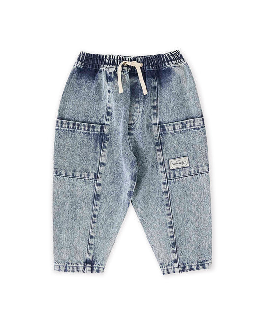 Goldie + Ace Kit Denim Pocket Light Denim