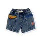 Goldie + Ace Colour Block Vintage Denim Shorts