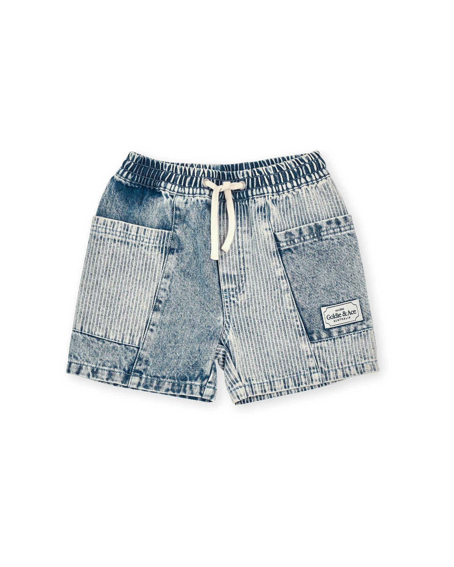 Goldie + Ace Pin Stripe Noah Pocket Shorts